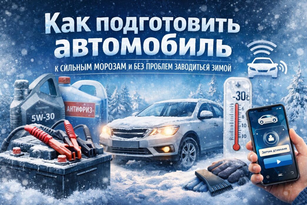 как подготовить автомобиль к сильным морозам