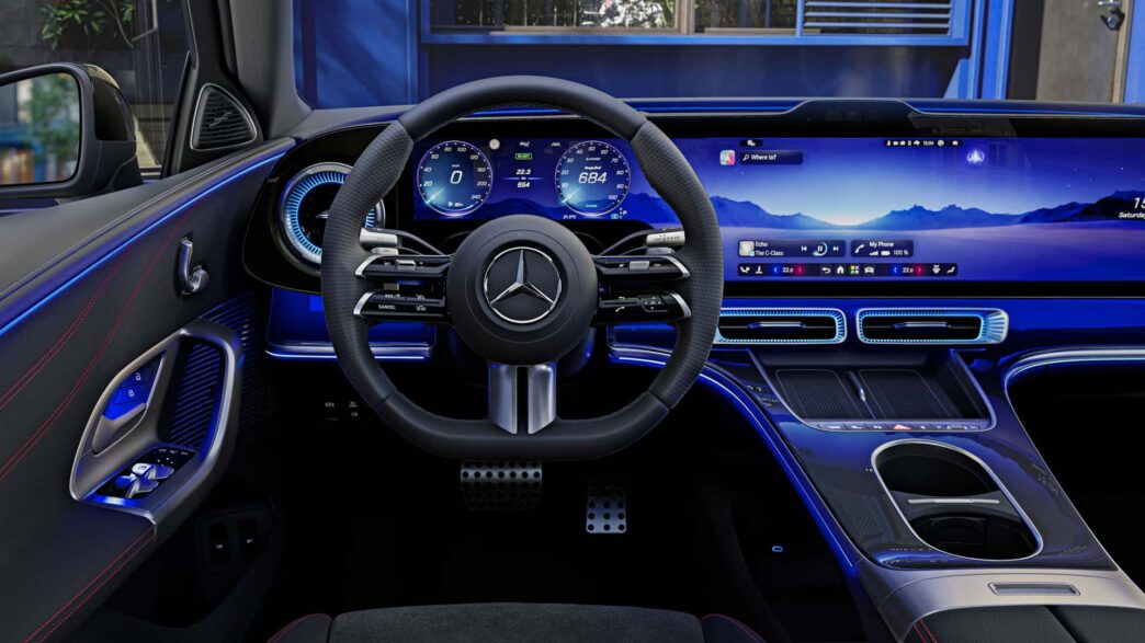 электрический Mercedes C-Class салон