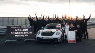 Porsche 911 GT3 RS Manthey Нюрбургринг