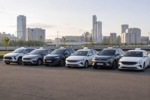 Шесть автомобилей из расширенного перечня моделей для такси