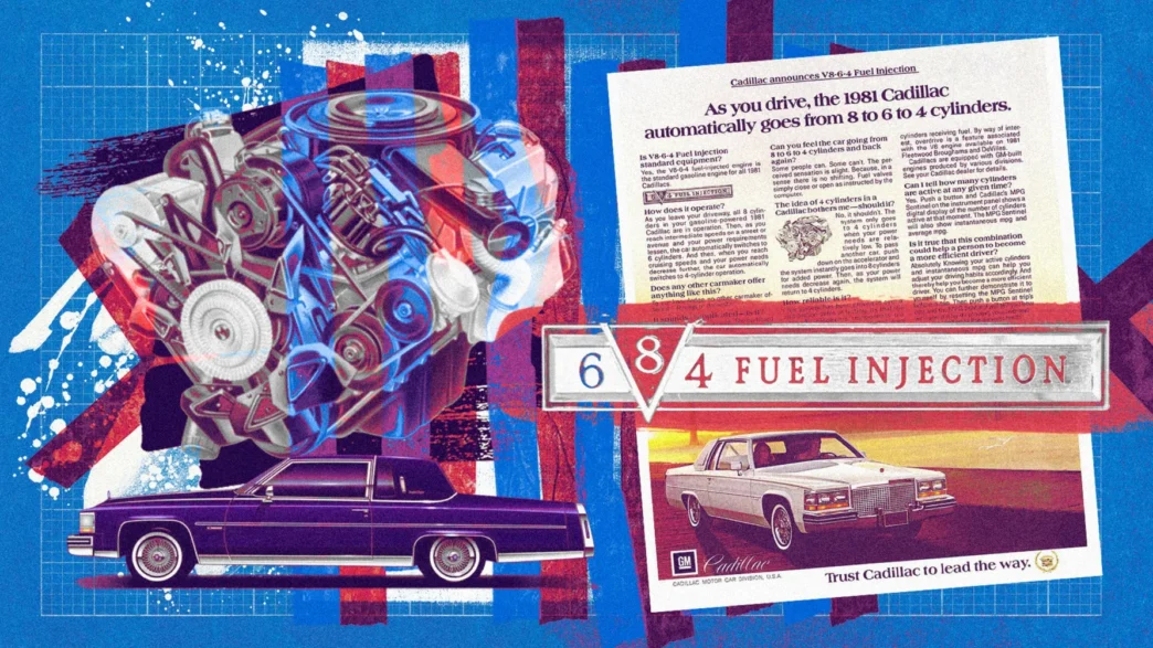 двигатель Cadillac V8-6-4