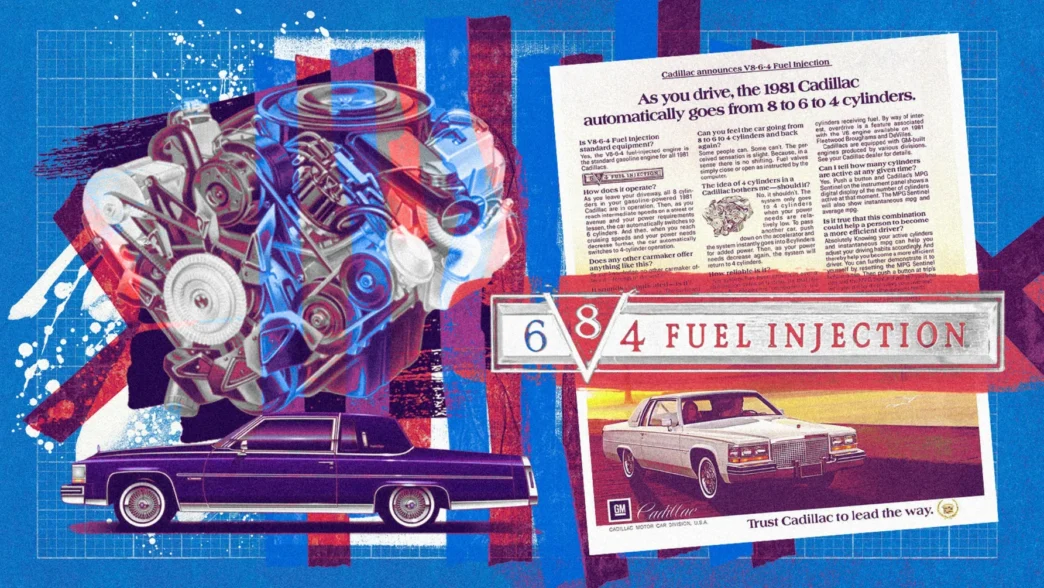 двигатель Cadillac V8-6-4